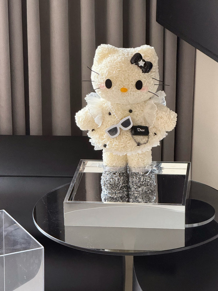 Standing Kitty White
