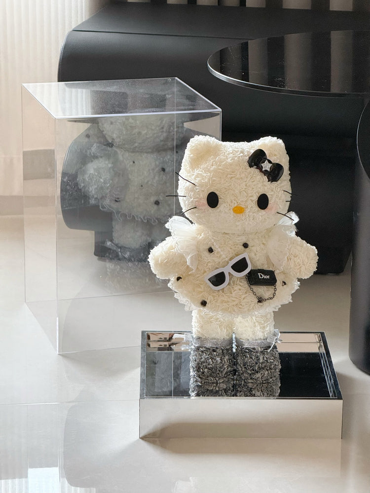 Standing Kitty White