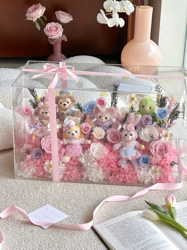 🏰🫧Disney Toy Flower Box ✨💕🎡🎢💒🩰🎠