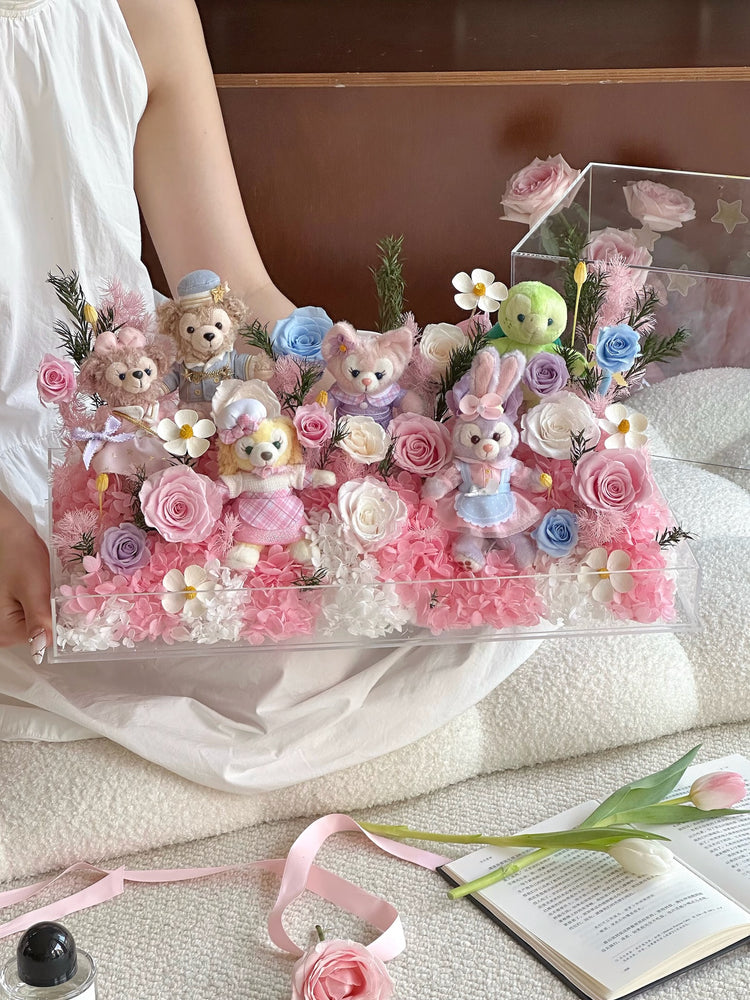 🏰🫧Disney Toy Flower Box ✨💕🎡🎢💒🩰🎠