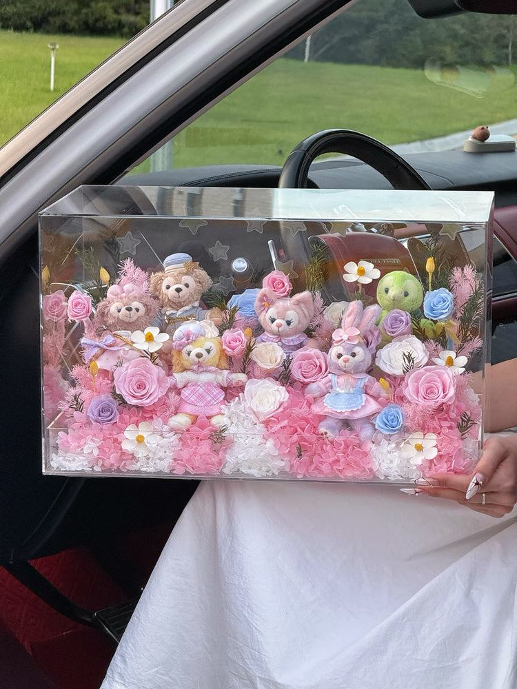 🏰🫧Disney Toy Flower Box ✨💕🎡🎢💒🩰🎠