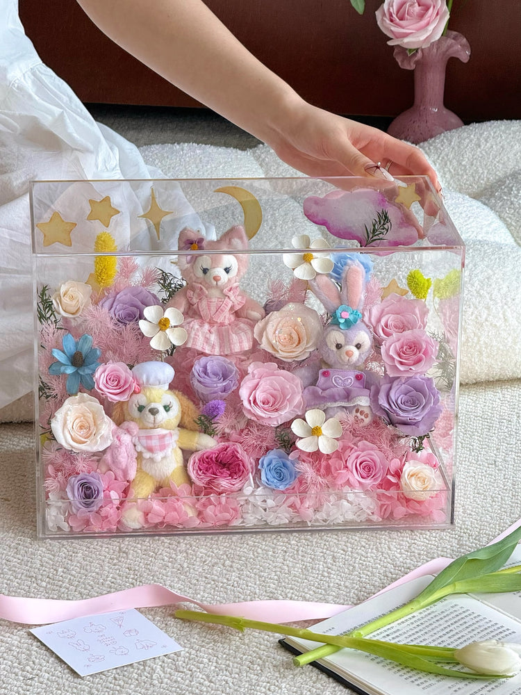 🏰🫧Disney Toy Flower Box ✨💕🎡🎢💒🩰🎠