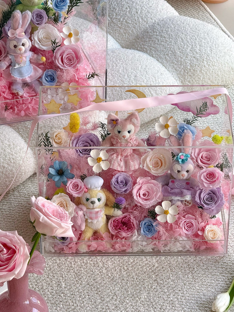🏰🫧Disney Toy Flower Box ✨💕🎡🎢💒🩰🎠