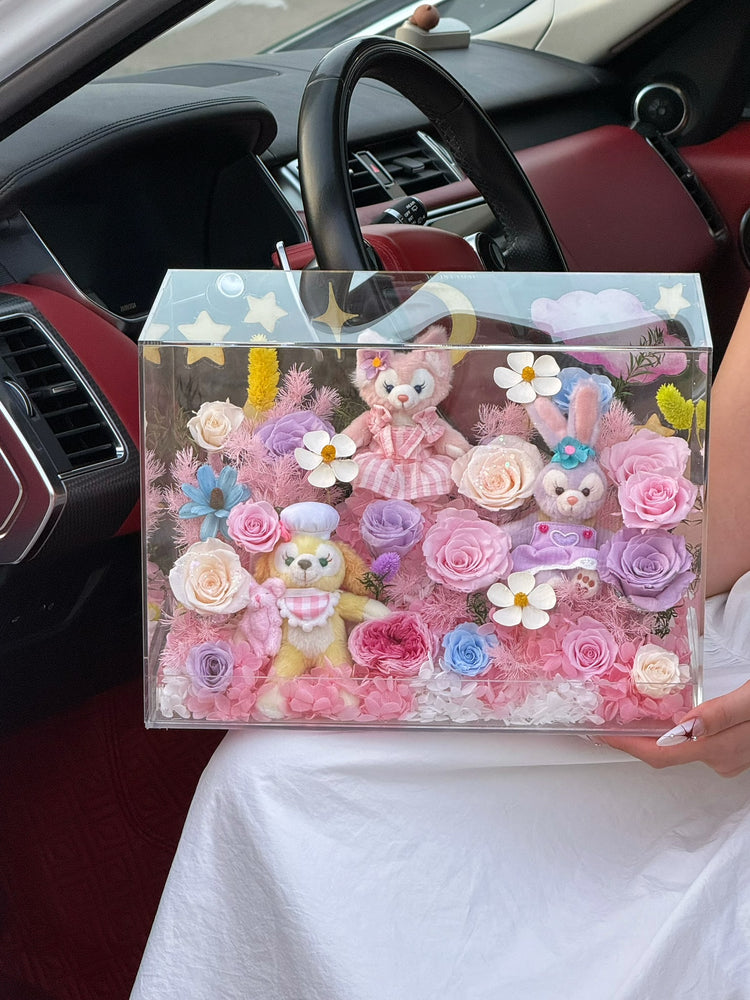 🏰🫧Disney Toy Flower Box ✨💕🎡🎢💒🩰🎠