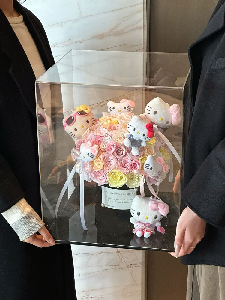 Large Colorful Toy Hug Bucket
