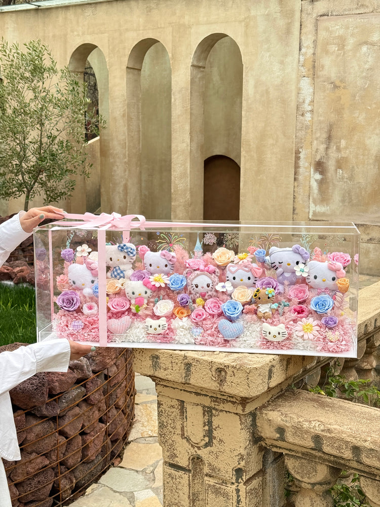 🎀💒Cute Hello Kitty Toy Flower Box💗💖