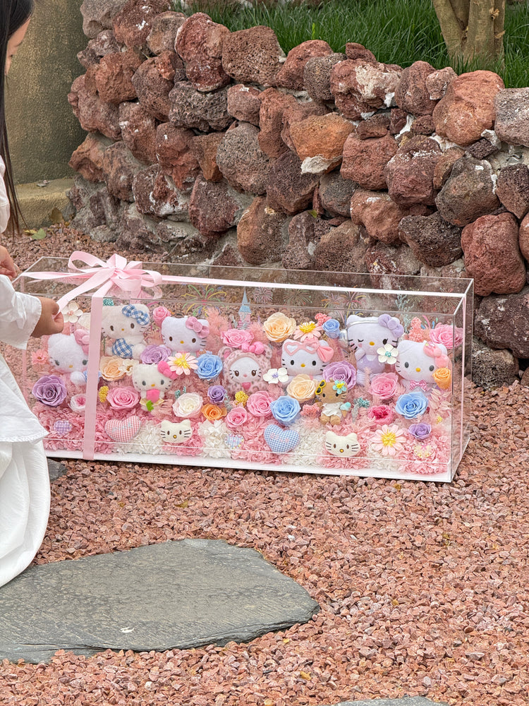 🎀💒Cute Hello Kitty Toy Flower Box💗💖