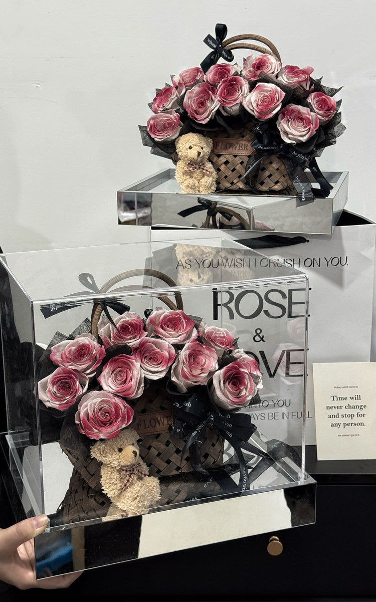 “Little Bear Flower Basket”