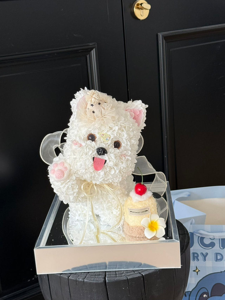 High-fiving Dog — West Highland White Terrier