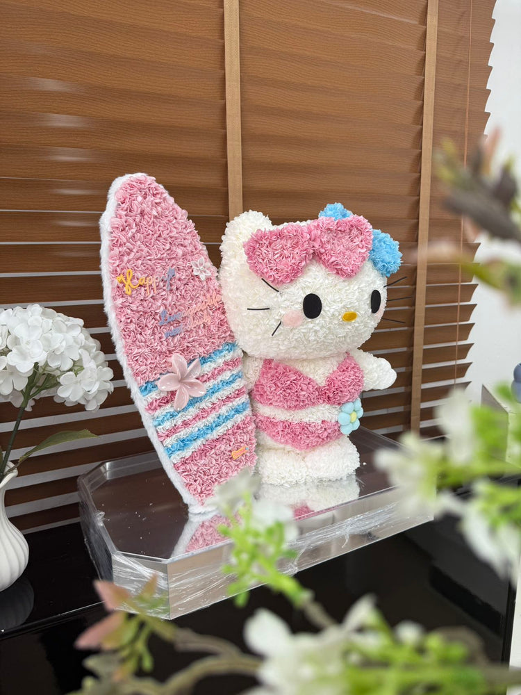 🌊Surfboard Cute Hello Kitty - Pink 💖🏄♀️