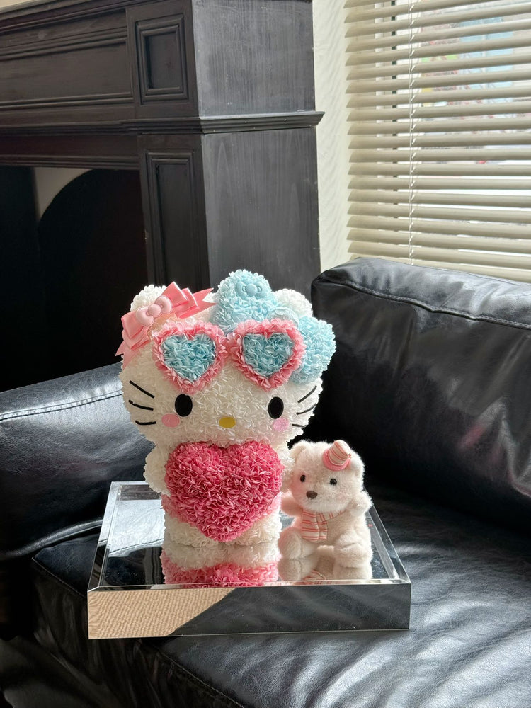 ᰔᯓHelloKitty🎀Standing with Hands Cupped Over the Heart