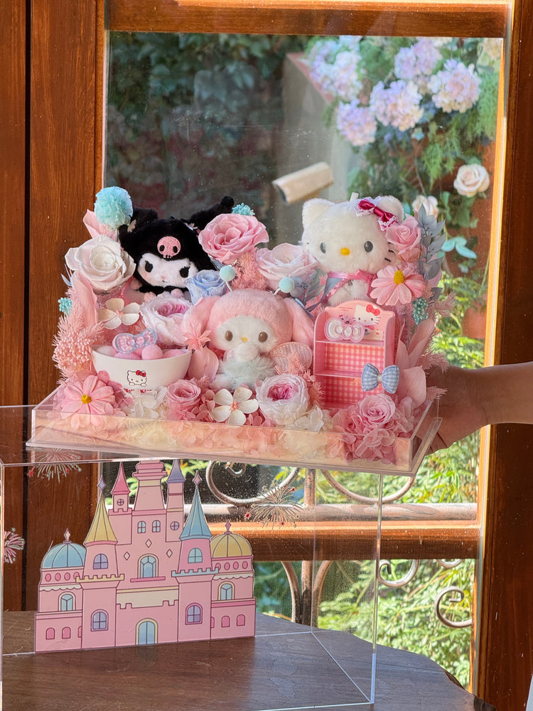 💒Sanrio Flower Box💗/🛁Kt Beach Party Flower Box🏝️