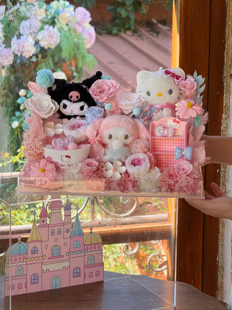 💒Sanrio Flower Box💗/🛁Kt Beach Party Flower Box🏝️