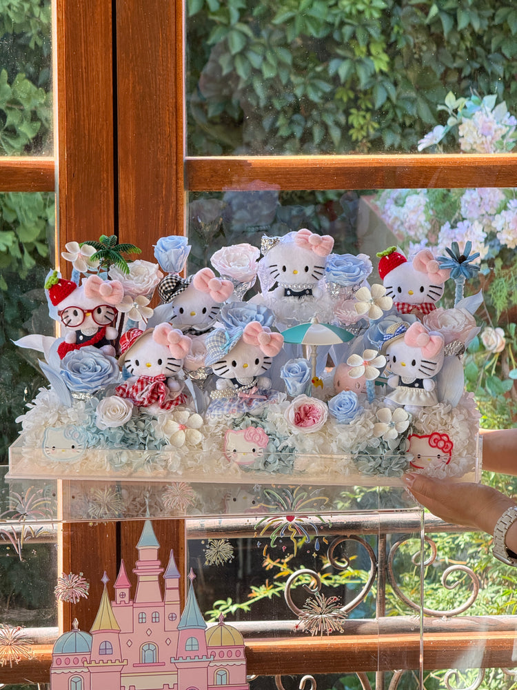 💒Sanrio Flower Box💗/🛁Kt Beach Party Flower Box🏝️