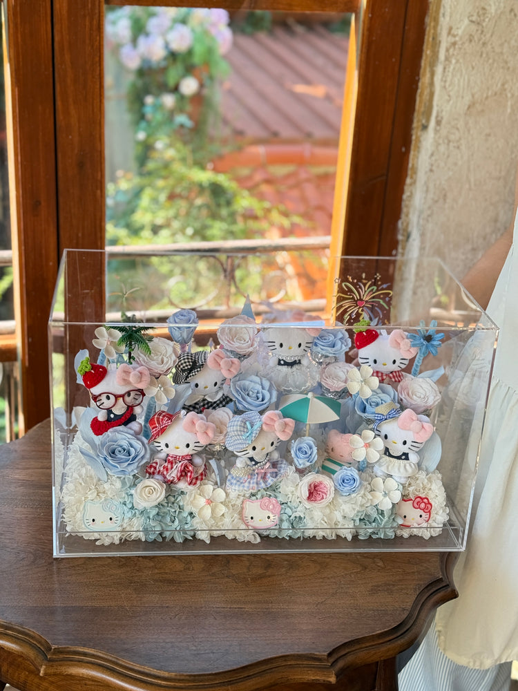 💒Sanrio Flower Box💗/🛁Kt Beach Party Flower Box🏝️