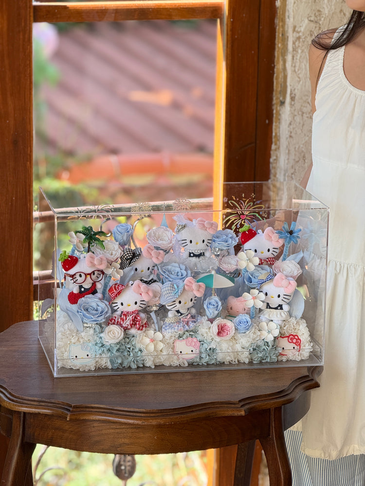 💒Sanrio Flower Box💗/🛁Kt Beach Party Flower Box🏝️