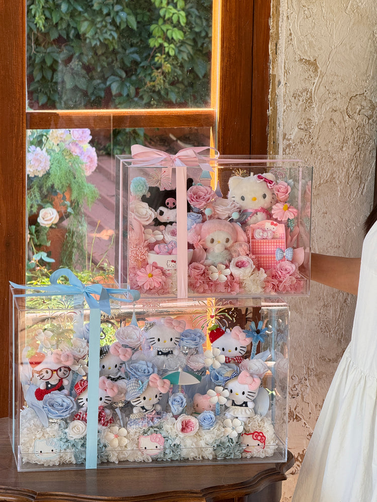 💒Sanrio Flower Box💗/🛁Kt Beach Party Flower Box🏝️
