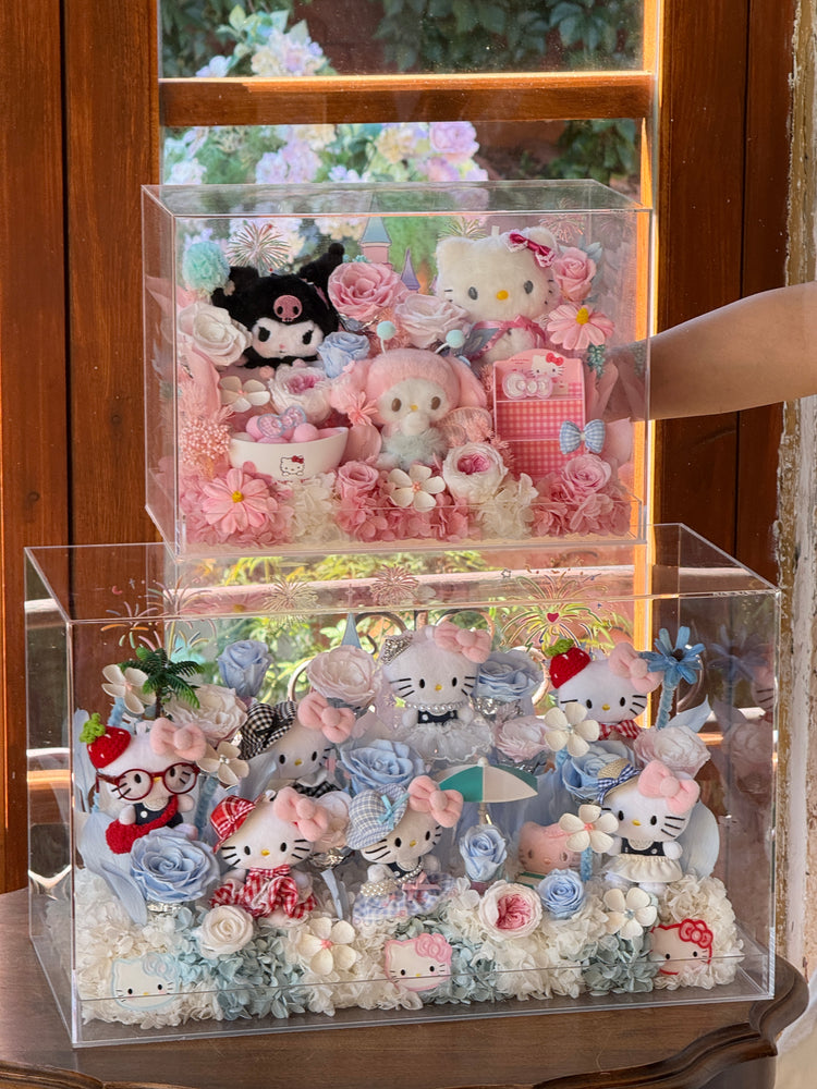 💒Sanrio Flower Box💗/🛁Kt Beach Party Flower Box🏝️