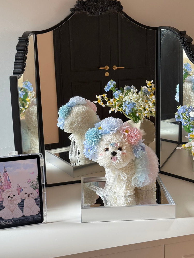 🌸🌼Flower Adorned Dog🐶
