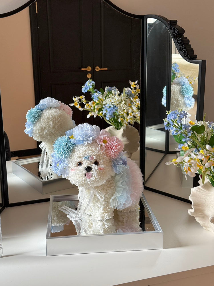 🌸🌼Flower Adorned Dog🐶