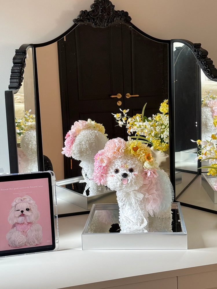 🌸🌼Flower Adorned Dog🐶