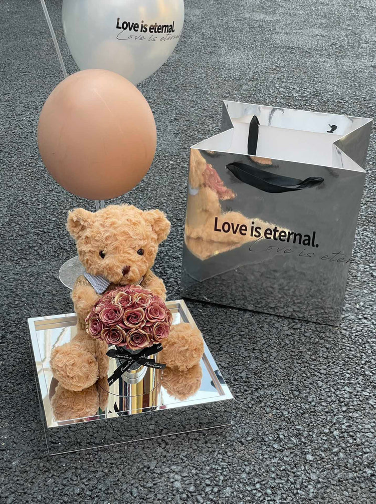 Mini Teddy Bear Hug Bucket