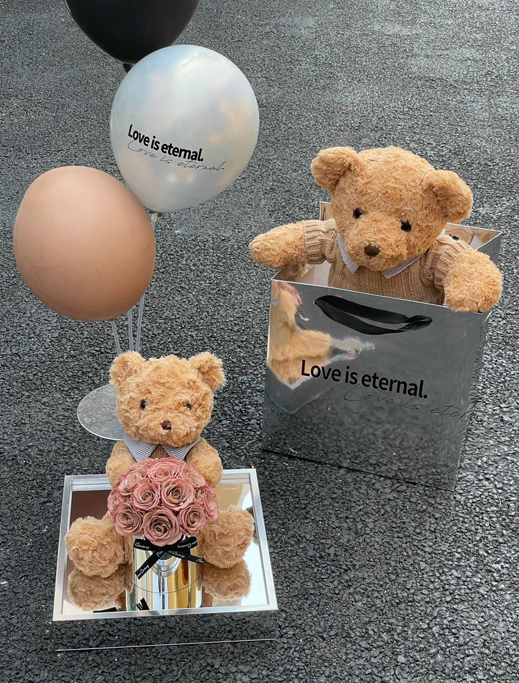 Mini Teddy Bear Hug Bucket